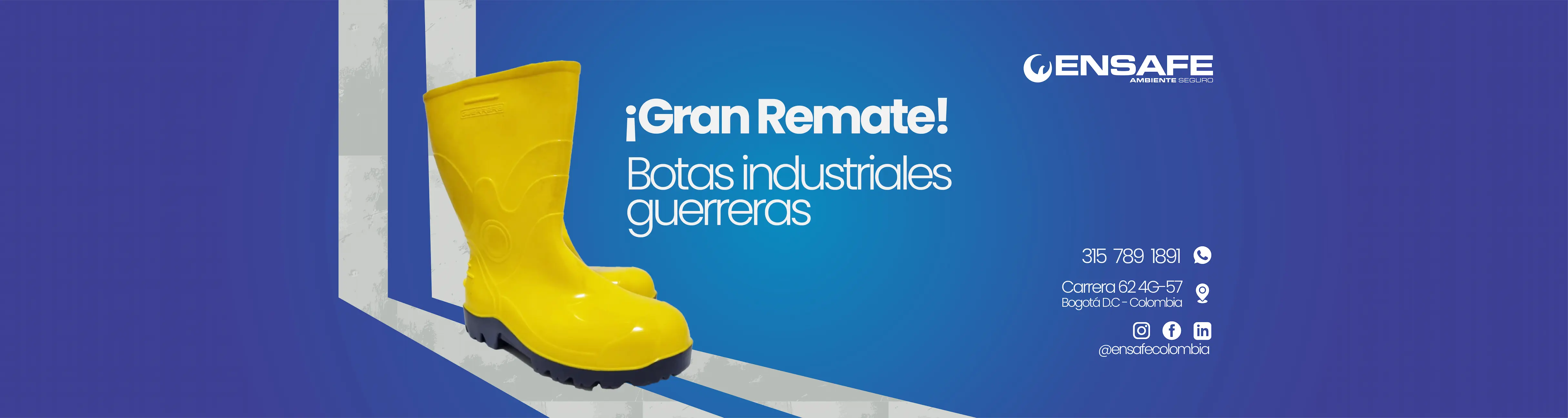 Banner Botas Industriales Guerreras